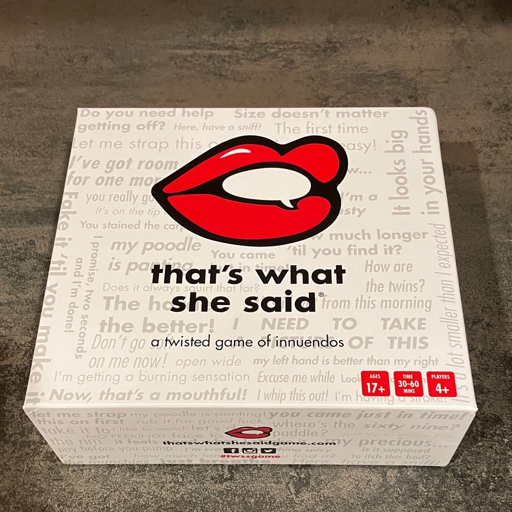 That's What She Said Game